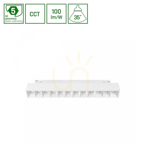 Verifica Sistem Shift Cct Grid S Corp de iluminat liniar 220 X23 X42 12 W 35 St White Cct Switch 5 ani garanție.