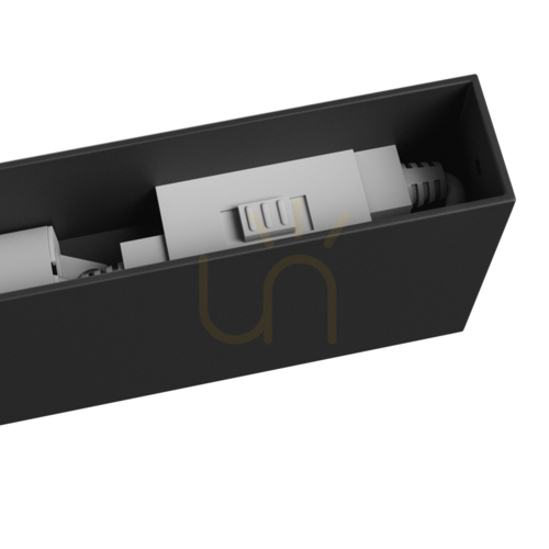Verifica Grid S Corp de iluminat montat la suprafață 12 W Cct 230 V 40st Ip20 222x26x60mm Negru 5 ani Gw. Spectrum