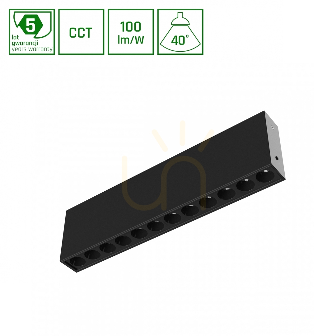 Verifica Grid S Corp de iluminat montat la suprafață 12 W Cct 230 V 40st Ip20 222x26x60mm Negru 5 ani Gw. Spectrum Grid S Corp de iluminat montat la suprafață 12 W Cct 230 V 40st Ip20 222x26x60mm Negru 5 ani Gw. Spectrum