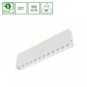 Grid S Corp de iluminat montat la suprafață 12 W Cct 230 V 40st Ip20 222x26x60mm Alb 5 ani Gw. Spectrum 0 Grid S Corp de iluminat montat la suprafață 12 W Cct 230 V 40st Ip20 222x26x60mm Alb 5 ani Gw. Spectrum small 0