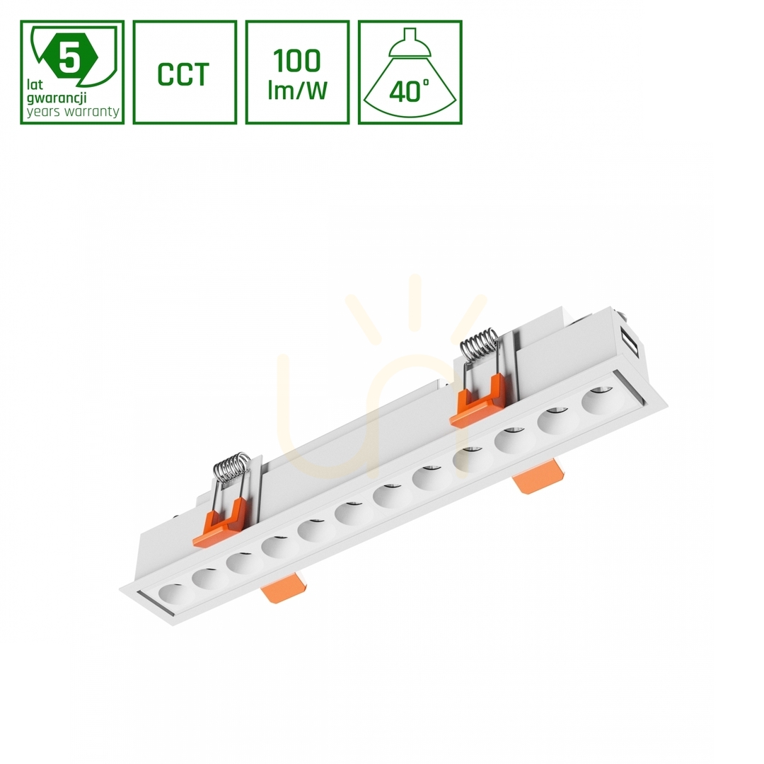 Verifica Grid S Flush Mount 12 W Cct 230 V 40st Ip20 230x34x61mm Alb 5 ani Gw. Spectrum Grid S Flush Mount 12 W Cct 230 V 40st Ip20 230x34x61mm Alb 5 ani Gw. Spectrum