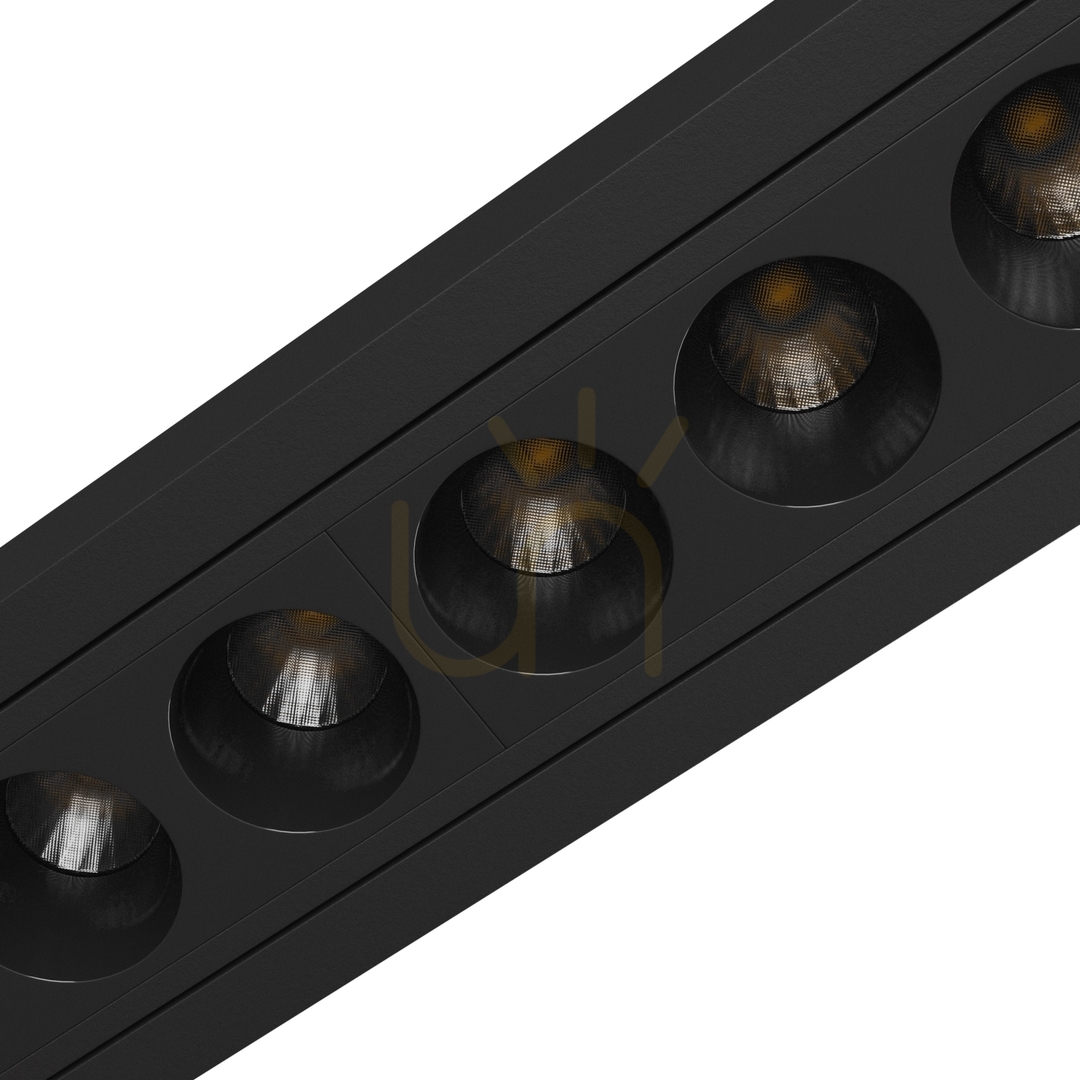 Spectacol Grid S Corp de iluminat încastrat 12 W Cct 230 V 40st Ip20 230x34x61mm Negru 5 ani Gw. Spectrum Grid S Corp de iluminat încastrat 12 W Cct 230 V 40st Ip20 230x34x61mm Negru 5 ani Gw. Spectrum