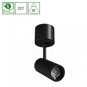 Spot M Corp de iluminat de suprafață 10 W Cct 230 V 30st Ip20 dia.44 X145x205mm Negru 5 ani garanție. Spectrum small 0