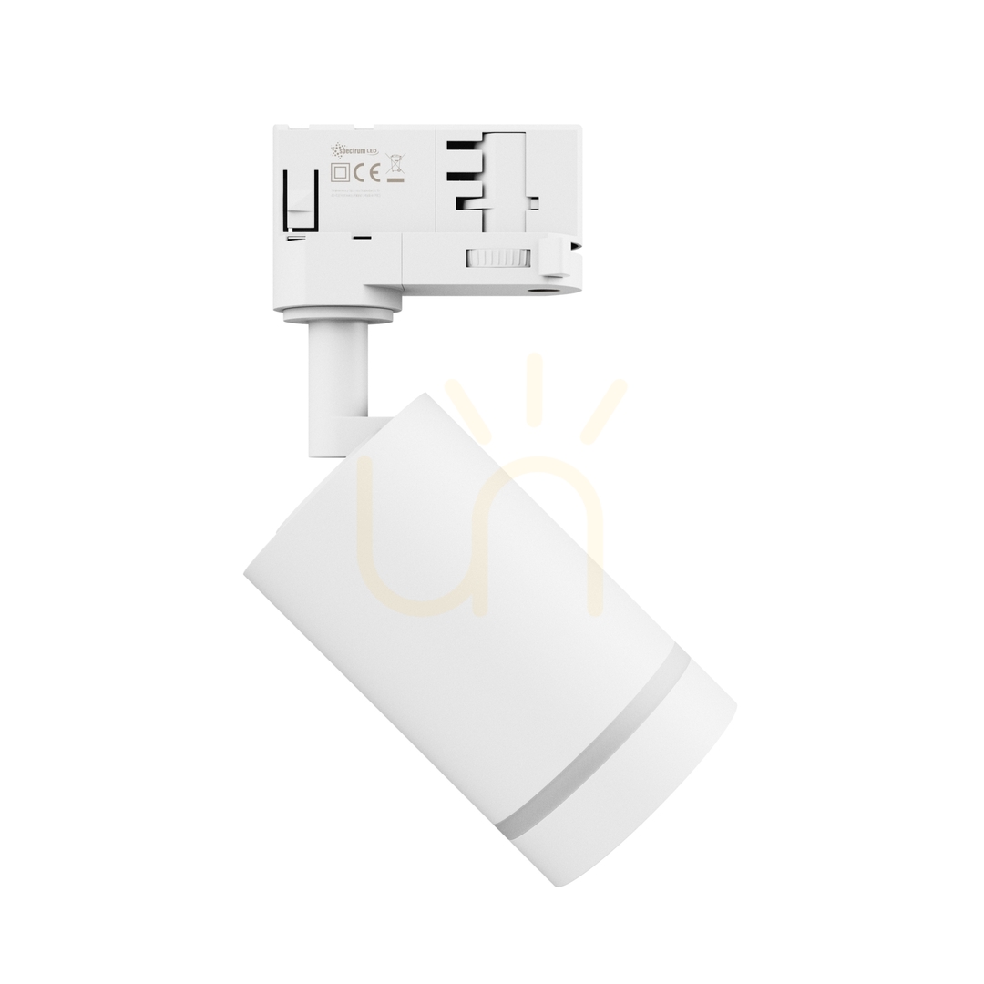 Vedere Madara Altro inel Gu10 pentru bara de distribuție 3 F 250 V Ip20 60x101x141 Mm alb Madara Altro inel Gu10 pentru bara de distribuție 3 F 250 V Ip20 60x101x141 Mm alb