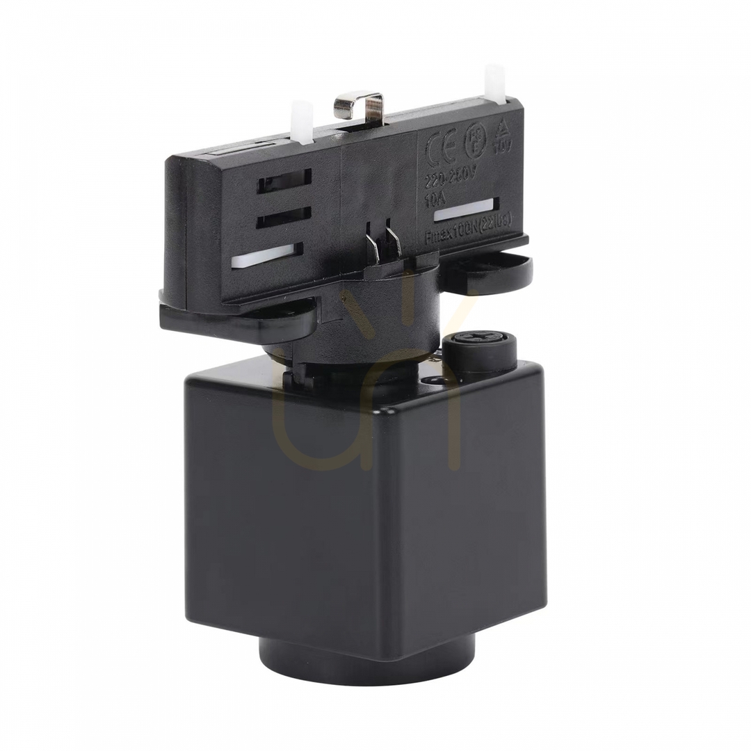 Sps 2 Slim 230 V Socket For Busbar 3 F Black Spectrum