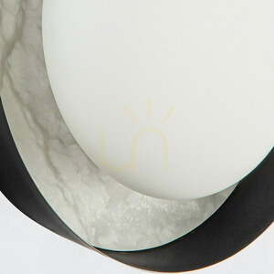 Lampă de perete cu LED ALONSO - maro urban QUINTIESSE small 6