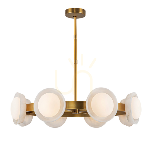Verifica Candelabru LED ALONSO - Alamă de epocă QUINTIESSE