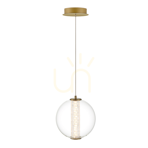 Verifica Lampă suspendată ATOMO - 1 sursă de lumină - Aur periat QUINTIESSE