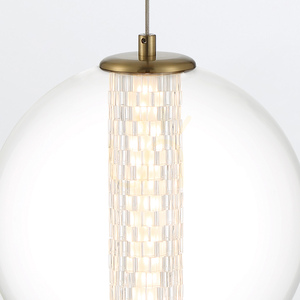 Lampă suspendată ATOMO - 1 sursă de lumină - Aur periat QUINTIESSE 3 Lampă suspendată ATOMO - 1 sursă de lumină - Aur periat QUINTIESSE small 3