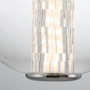 Lampă suspendată ATOMO - 1 sursă de lumină - Crom lustruit QUINTIESSE small 4