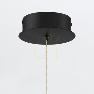 Lampă suspendată BARLETTA - 1 sursă de lumină - Negru mat QUINTIESSE small 3