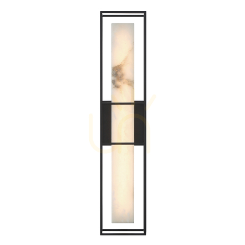 Verifica Lampă de perete mare BLAKLEY - 1 sursă de lumină - Negru mat QUINTIESSE