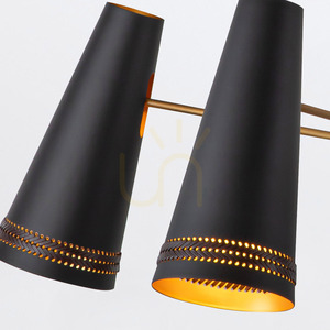 Candelabru BRICKELL - 5 surse de lumină - Negru mat QUINTIESSE small 4