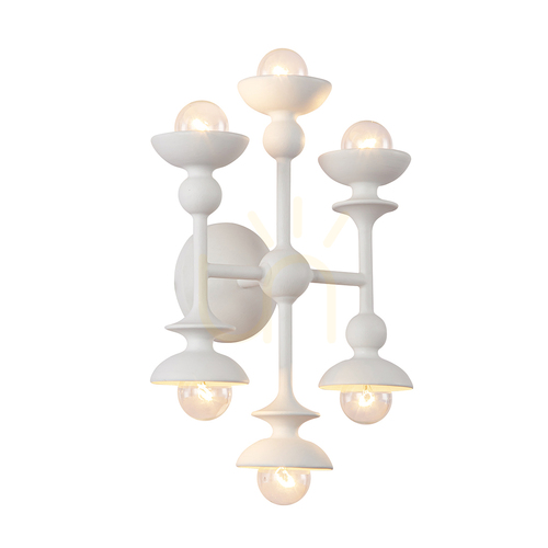 Verifica CADENCE lampă de perete - 6 surse de lumină - Alb antichizat QUINTIESSE
