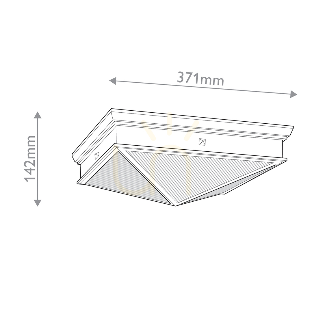 previzualizare Plafond CAIRO - 2 surse de lumină - alamă Vintage QUINTIESSE Plafond CAIRO - 2 surse de lumină - alamă Vintage QUINTIESSE