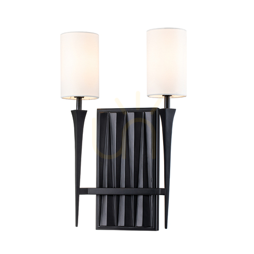 Verifica Lampă de perete CREST - 2 surse de lumină - Negru mat QUINTIESSE