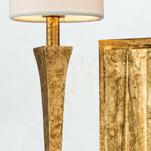 Lampă de perete CREST - 2 surse de lumină - Petal gold QUINTIESSE small 3