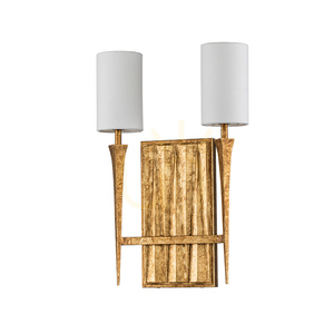 Lampă de perete CREST - 2 surse de lumină - Petal gold QUINTIESSE small 6