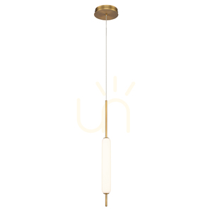 Lampă suspendată CUMBERLAND - 1 sursă de lumină - Aur periat QUINTIESSE small 0