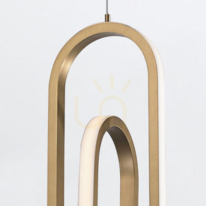 Lampă suspendată DEMARK - Aur periat QUINTIESSE 3 Lampă suspendată DEMARK - Aur periat QUINTIESSE small 3