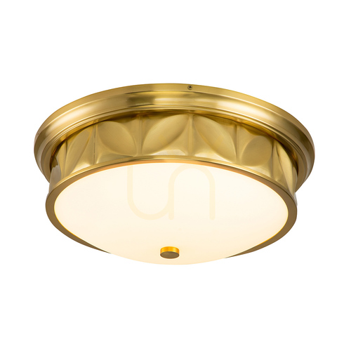 Verifica Plafond EPSILON - 3 surse de lumină - Alamă îmbătrânită QUINTIESSE