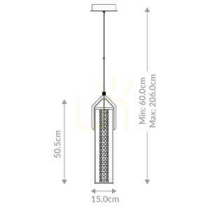 Lampă suspendată ESPADA - Crom lustruit QUINTIESSE 2 Lampă suspendată ESPADA - Crom lustruit QUINTIESSE small 2