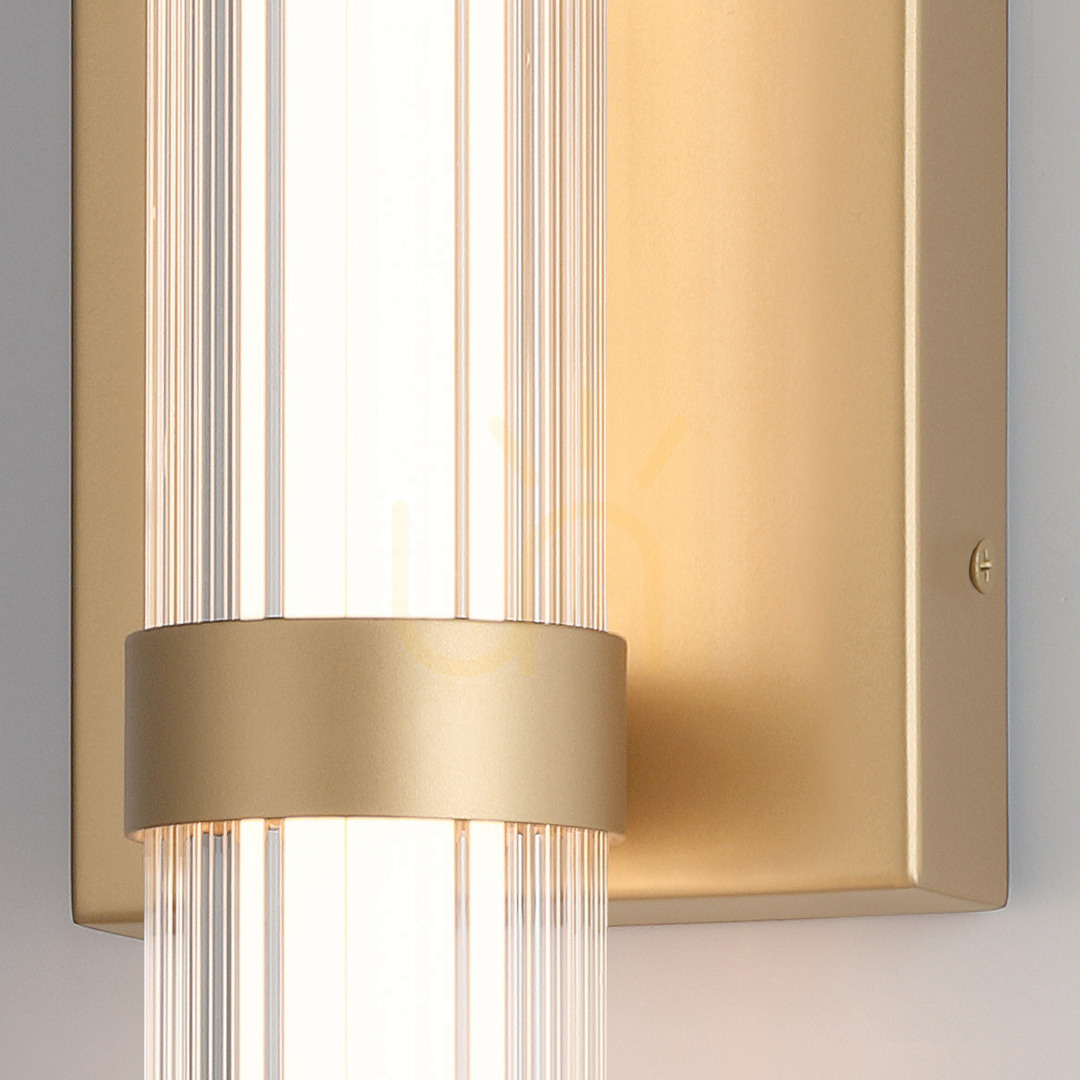 Spectacol Lampă de perete LED medie FAYTON - Aur periat QUINTIESSE Lampă de perete LED medie FAYTON - Aur periat QUINTIESSE