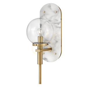 Lampă de perete GILDA - 1 sursă de lumină - Alamă clasică QUINTIESSE 0 Lampă de perete GILDA - 1 sursă de lumină - Alamă clasică QUINTIESSE small 0