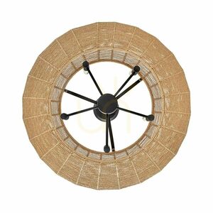 Lampă suspendată Quintiesse Luca 5×E14 71 cm – negru / bej caramel small 3