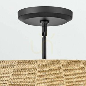 Lampă suspendată Quintiesse Luca 5×E14 71 cm – negru / bej caramel small 5