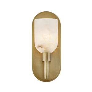 Lampă de perete LUCIAN - 1 sursă de lumină - Alamă Vintage QUINTIESSE small 0