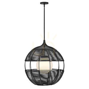 MADDOX lampă suspendată medie - 1 sursă de lumină - Negru QUINTIESSE small 0