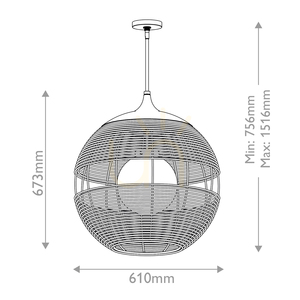 MADDOX lampă suspendată medie - 1 sursă de lumină - Negru, bej caramel QUINTIESSE 2 MADDOX lampă suspendată medie - 1 sursă de lumină - Negru, bej caramel QUINTIESSE small 2