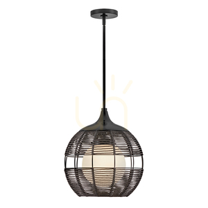MADDOX lampă suspendată mică - 1 sursă de lumină - Negru QUINTIESSE small 1