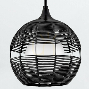 MADDOX lampă suspendată mică - 1 sursă de lumină - Negru QUINTIESSE small 5