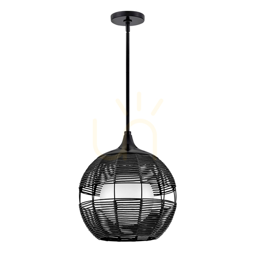 Verifica MADDOX lampă suspendată mică - 1 sursă de lumină - Negru QUINTIESSE