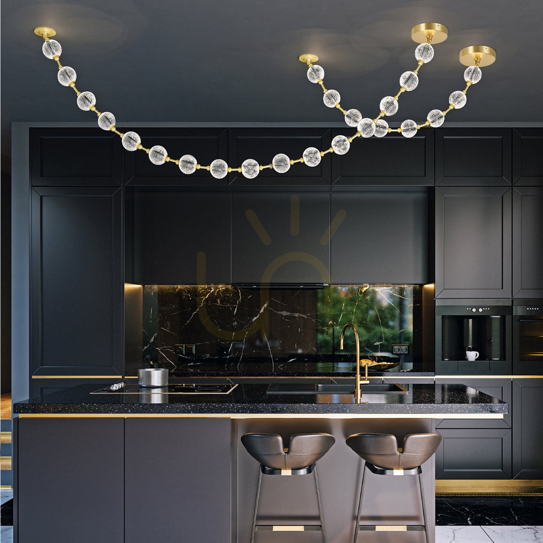 previzualizare MARNI LED lampă suspendată - alamă naturală QUINTIESSE MARNI LED lampă suspendată - alamă naturală QUINTIESSE