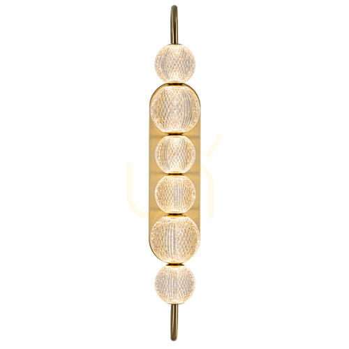 Verifica MARNI LED lampă de perete - alamă naturală QUINTIESSE