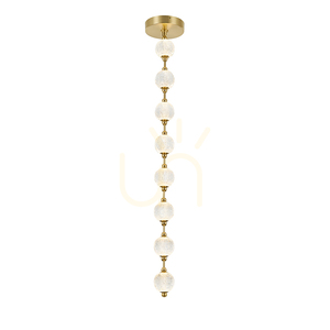 MARNI LED lampă suspendată - alamă naturală QUINTIESSE small 1