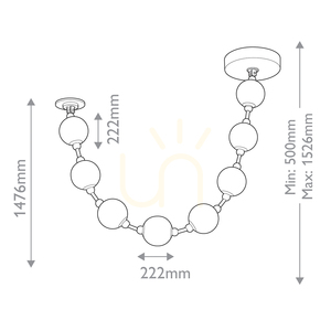 MARNI LED lampă suspendată - alamă naturală QUINTIESSE small 2