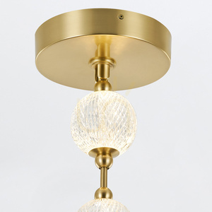 MARNI LED lampă suspendată - alamă naturală QUINTIESSE small 3