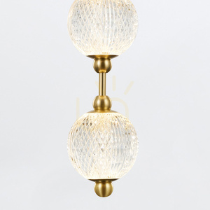 MARNI LED lampă suspendată - alamă naturală QUINTIESSE small 5
