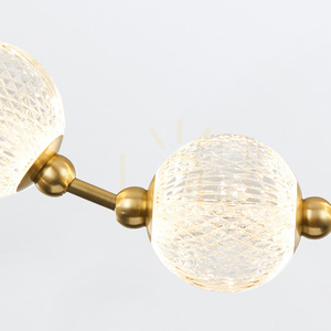 MARNI LED lampă suspendată - alamă naturală QUINTIESSE small 6