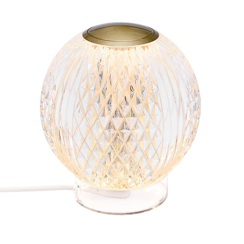 Verifica MARNI mic LED lampă de masă - alamă naturală QUINTIESSE