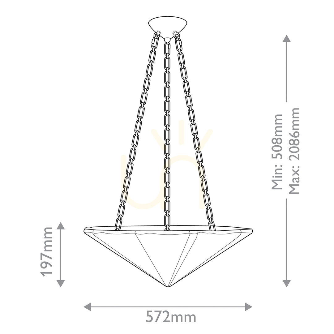 previzualizare Lampă suspendată MARTINE - 3 surse de lumină - Alb antichizat QUINTIESSE Lampă suspendată MARTINE - 3 surse de lumină - Alb antichizat QUINTIESSE