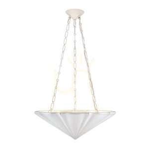 Lampă suspendată MARTINE - 3 surse de lumină - Alb antichizat QUINTIESSE 0 Lampă suspendată MARTINE - 3 surse de lumină - Alb antichizat QUINTIESSE small 0