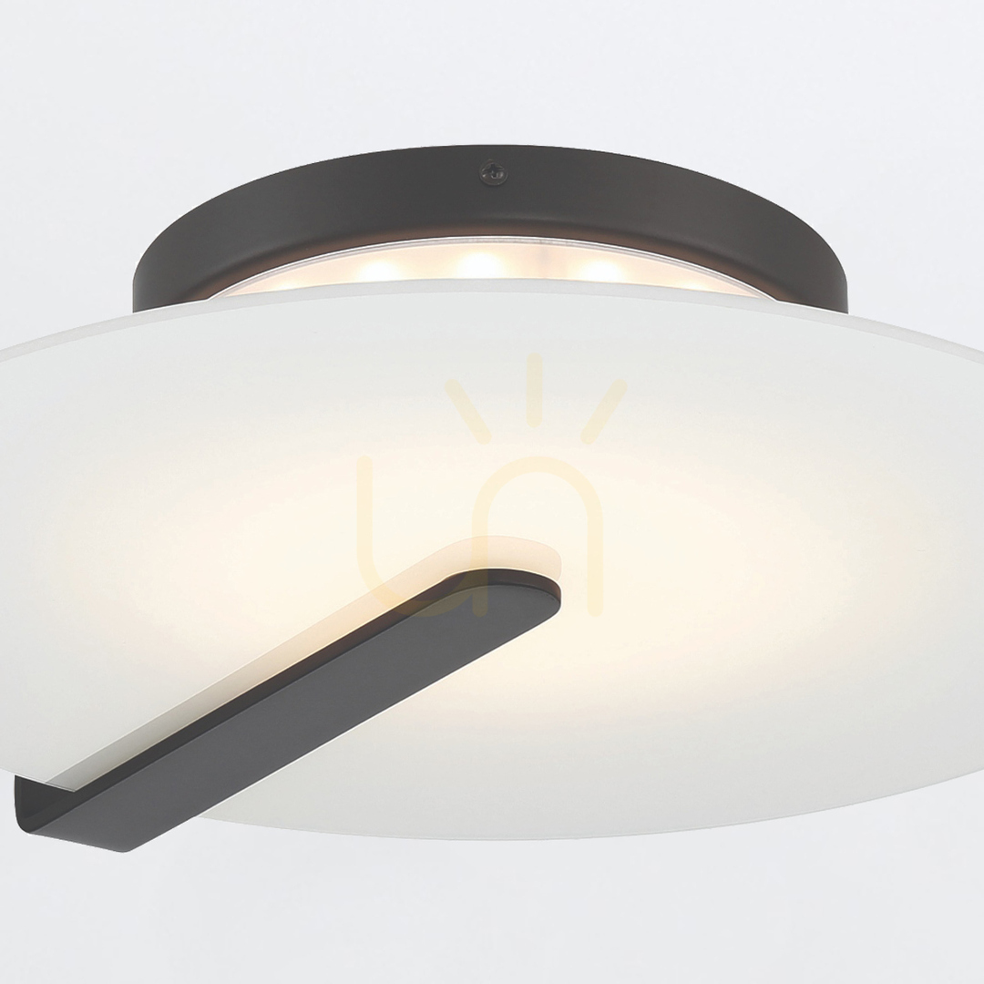 Spectacol Plafon mediu / lampă de perete NUVOLA - Negru mat QUINTIESSE Plafon mediu / lampă de perete NUVOLA - Negru mat QUINTIESSE