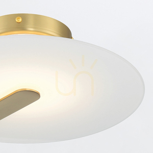 Plafon mic / lampă de perete NUVOLA - Aur periat QUINTIESSE small 5