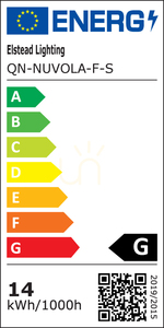 Plafonieră / aplică Quintiesse Nuvola Small, negru mat, LED 14 W 3000 K, Ø31 cm small 7