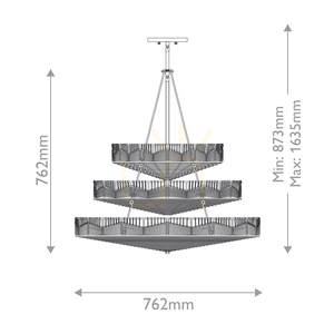 Candelabru OPHELIA - 13 surse de lumină - Negru QUINTIESSE small 2